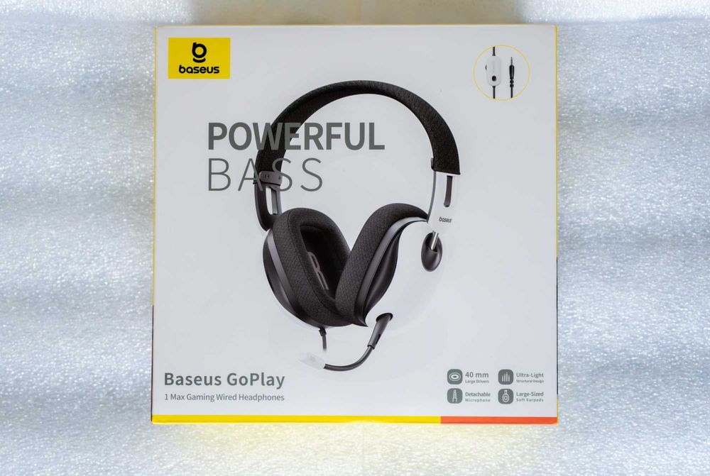 Навушники Baseus GoPlay 1 Max з роз'ємом 3,5 мм 40 мм навушники 102 dB