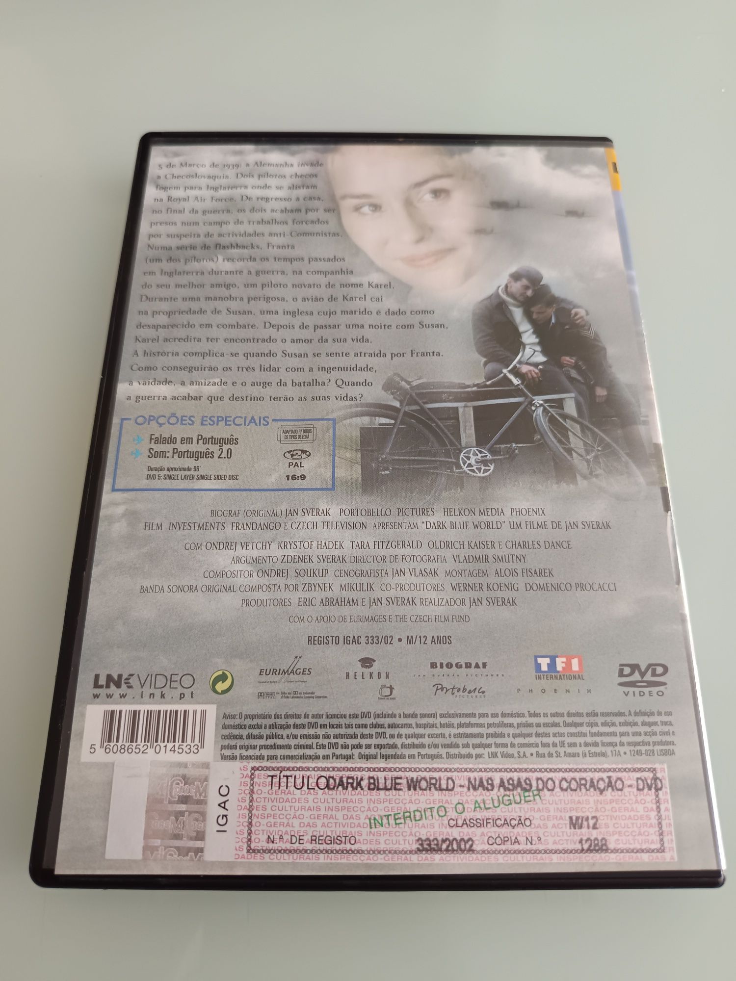 DVD nas asas do coração