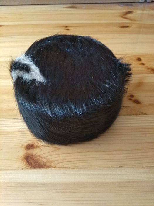 Toczek beret z nutri i norki lata 70/80