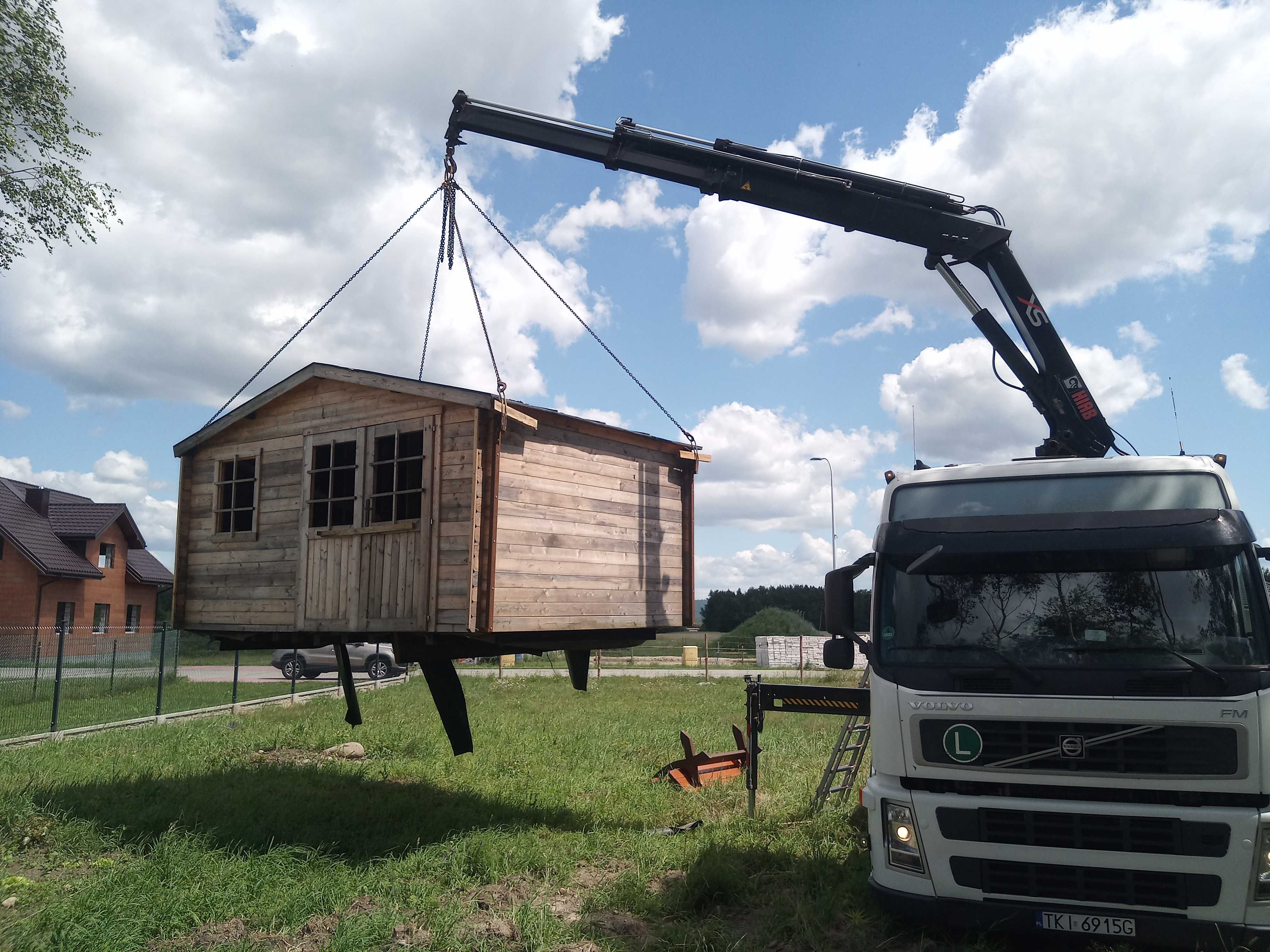 Usługi transportowe HDS kontenery ciągniki rolnicze.