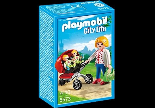 Playmobil Mãe com carrinho de bebé NOVO, Raro