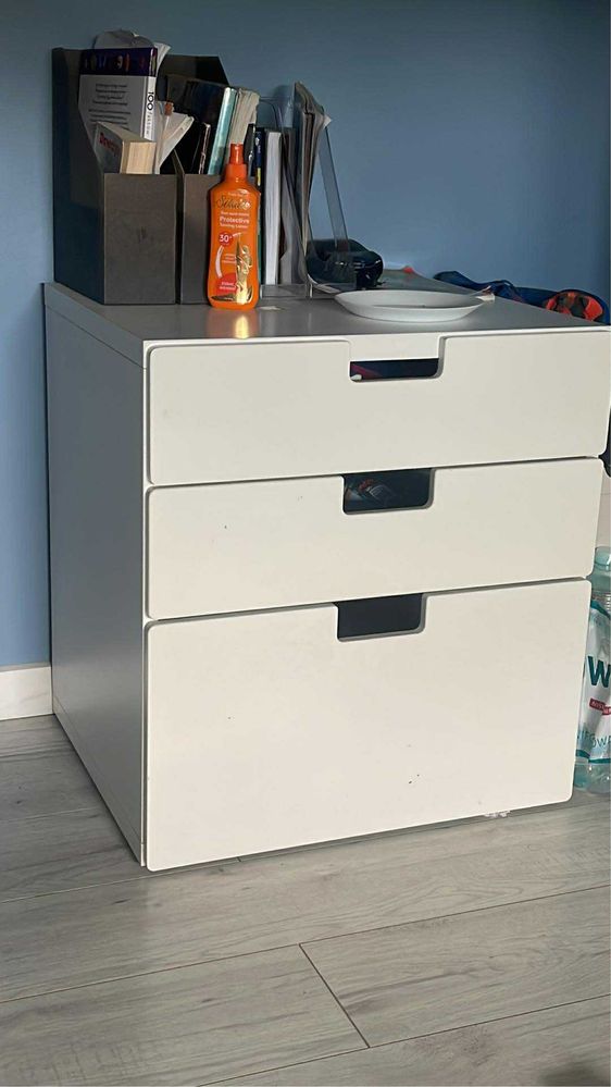 Meble Ikea scianka 2 komody z szufladami i biurko