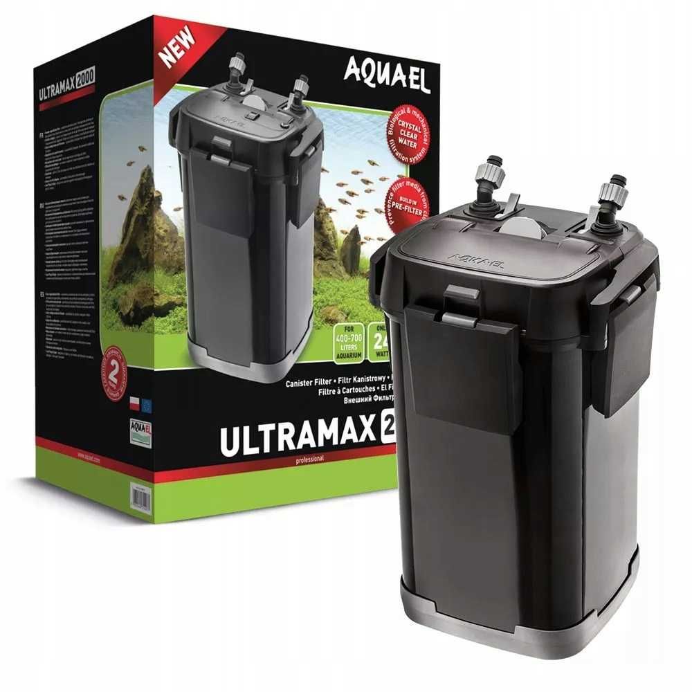 AQUAEL Filtr Zewnętrzny Kubełkowy Do akwarium 400-700L ULTRAMAX 2000