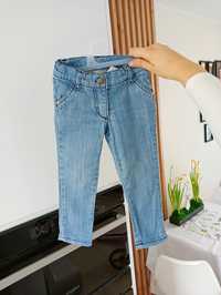 Spodnie jeansowe jeansy 92