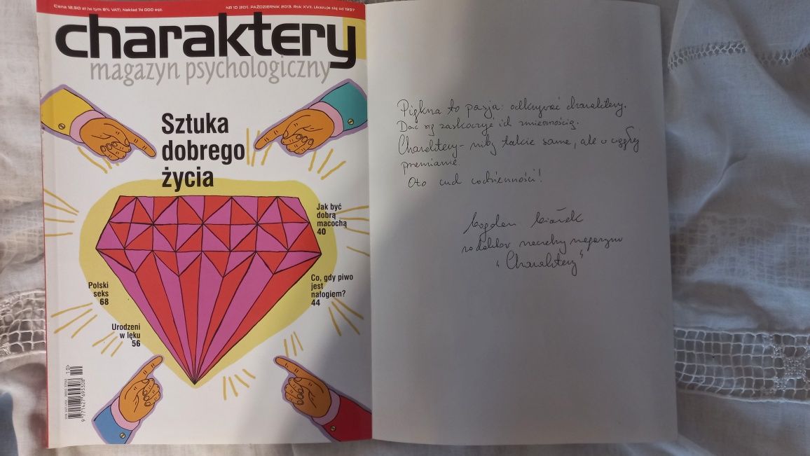 Charaktery magazyn psychologiczny  rok 2013