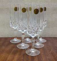 Nowe  piękne kryształowe kieliszki do szampana vintage