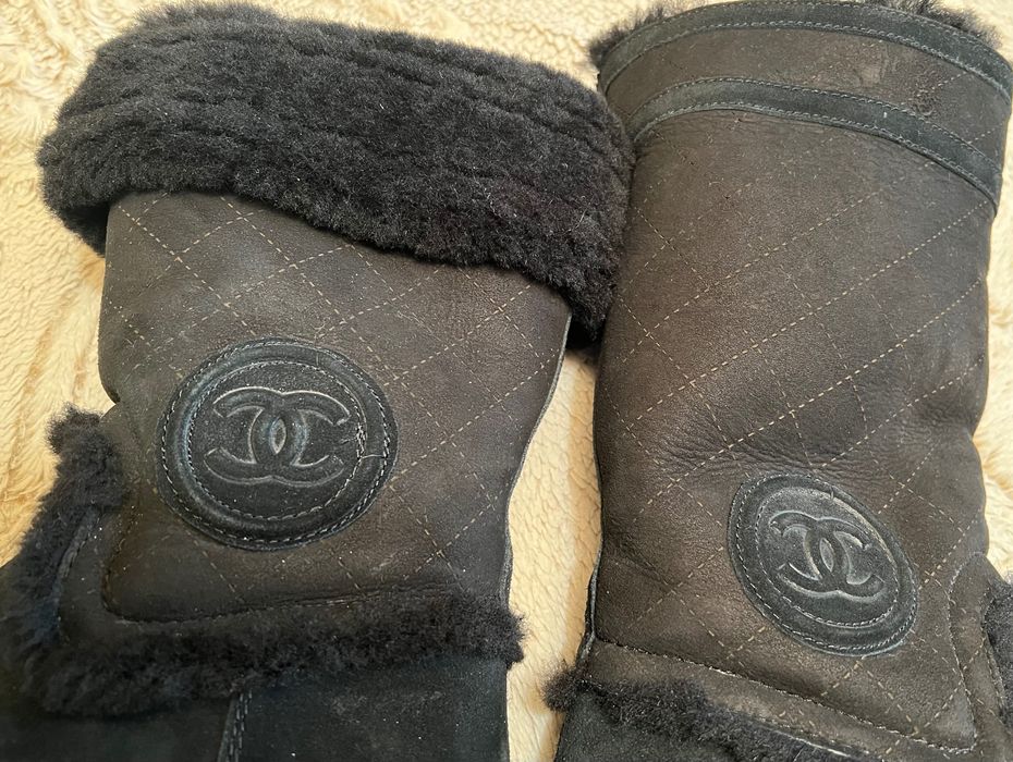 Chanel 37-38 р Зимові чоботи /ботфорти 36 р