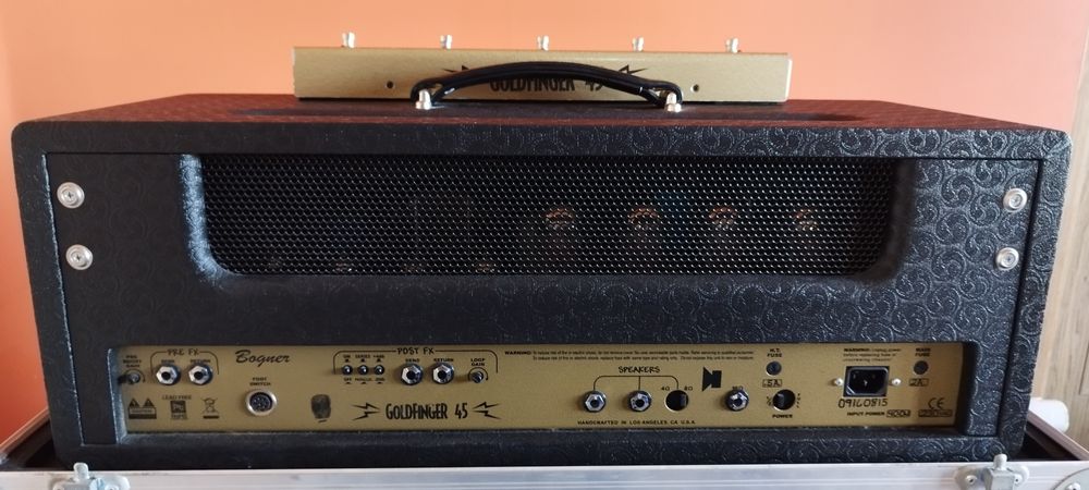 Profesjonalny lampowy wzmacniacz gitarowy Bogner Goldfinger 45 +footsw