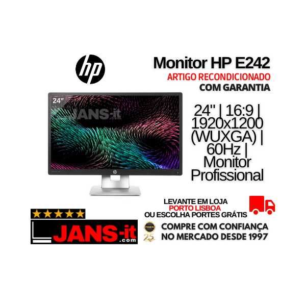 HP EliteDisplay E242 | 24″ | WUXGA | IPS