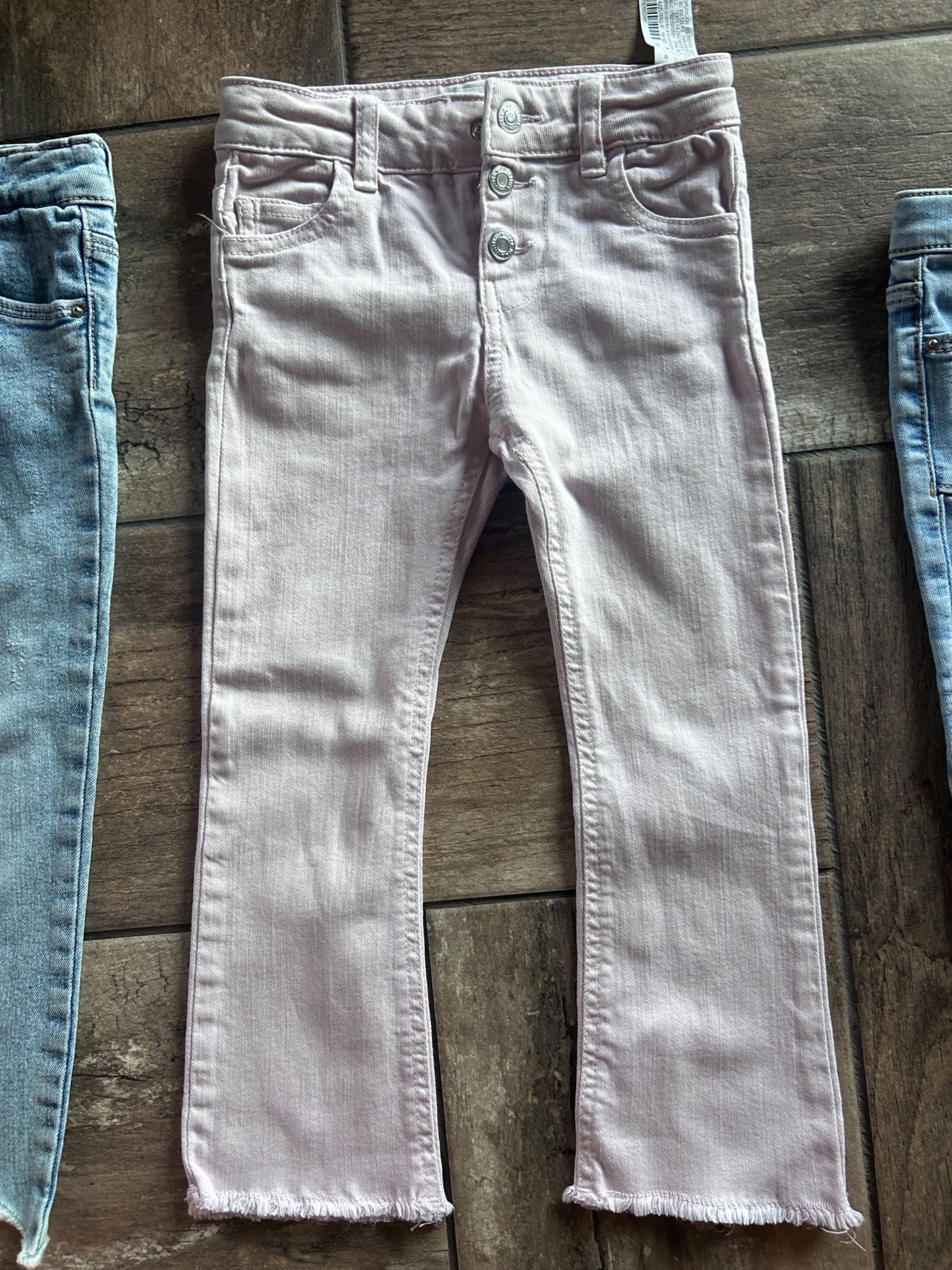 Dziewczęce spodnie jeansowe rozmiar 104 ZARA