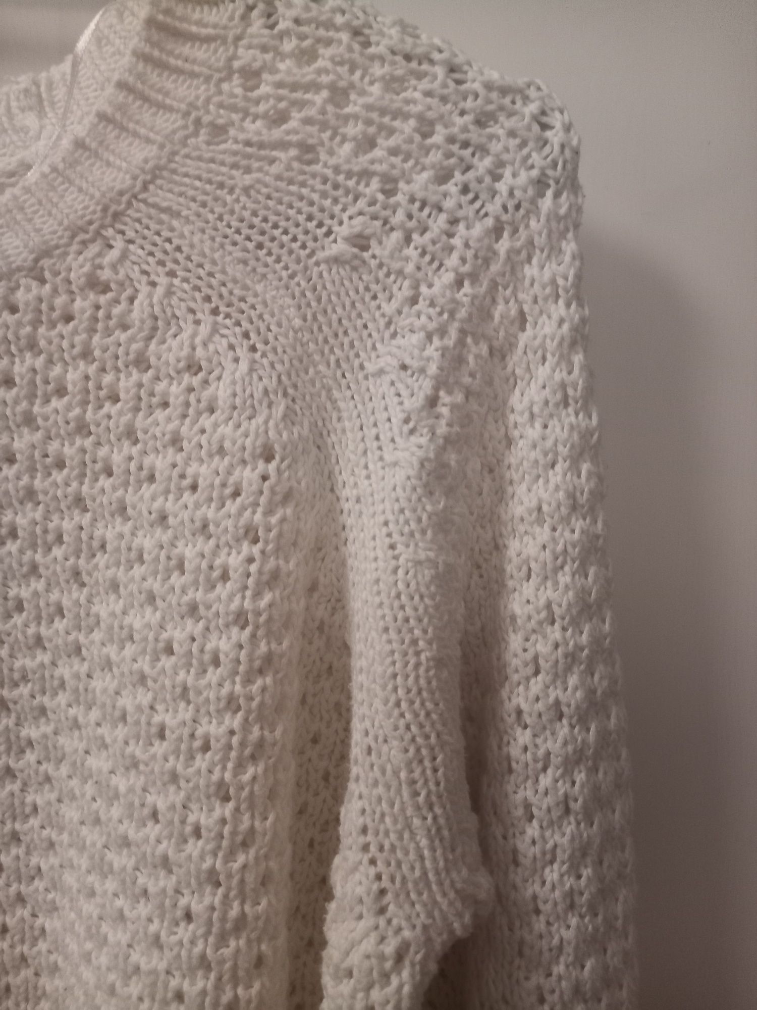 Sweter kremowy ecru  S