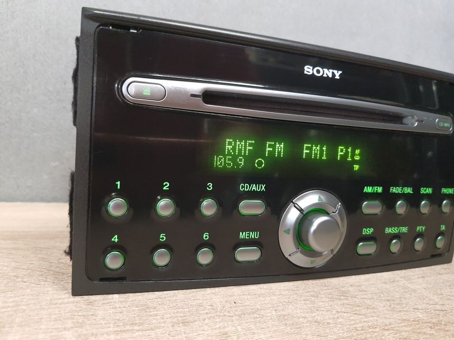 Radio samochodowe Ford SONY CD MP3 AUX Focus S-MAX, C-MAX Fiesta + kod