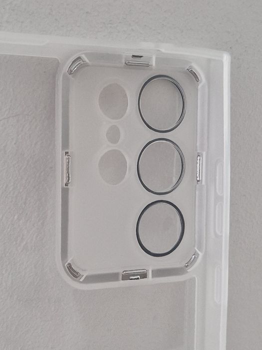 Protective Lens Case do Samsung Galaxy S24 Ultra biały clear