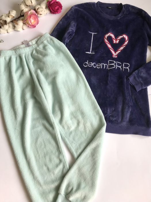 Піжама/Домашній Костюм. Плюшовий. 12/14 років. Ріст 158 см