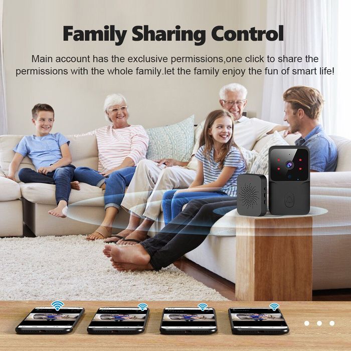 Дверний Wi-Fi дзвінок з відеокамерою