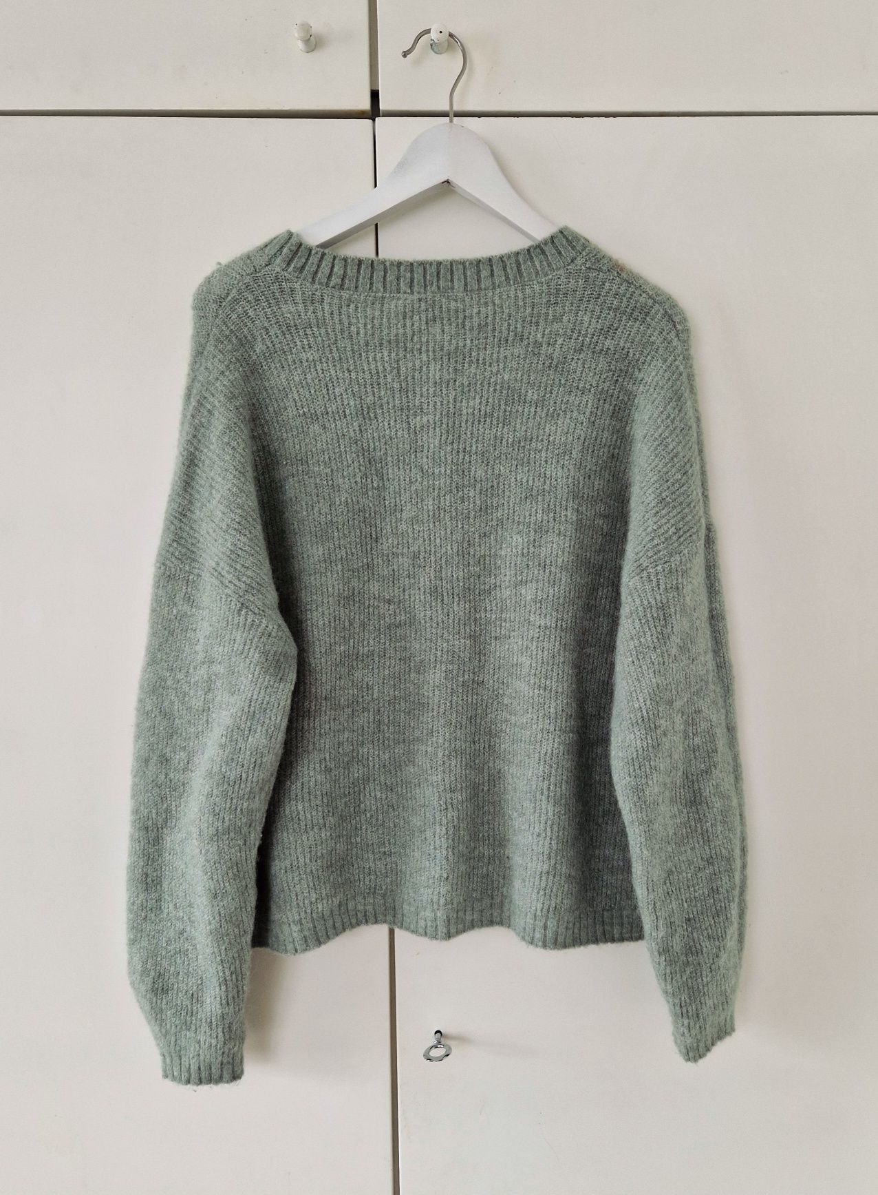 Nowy sweter wełna alpaka wełniany