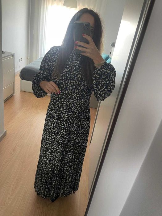 vestido Zara estampado flores