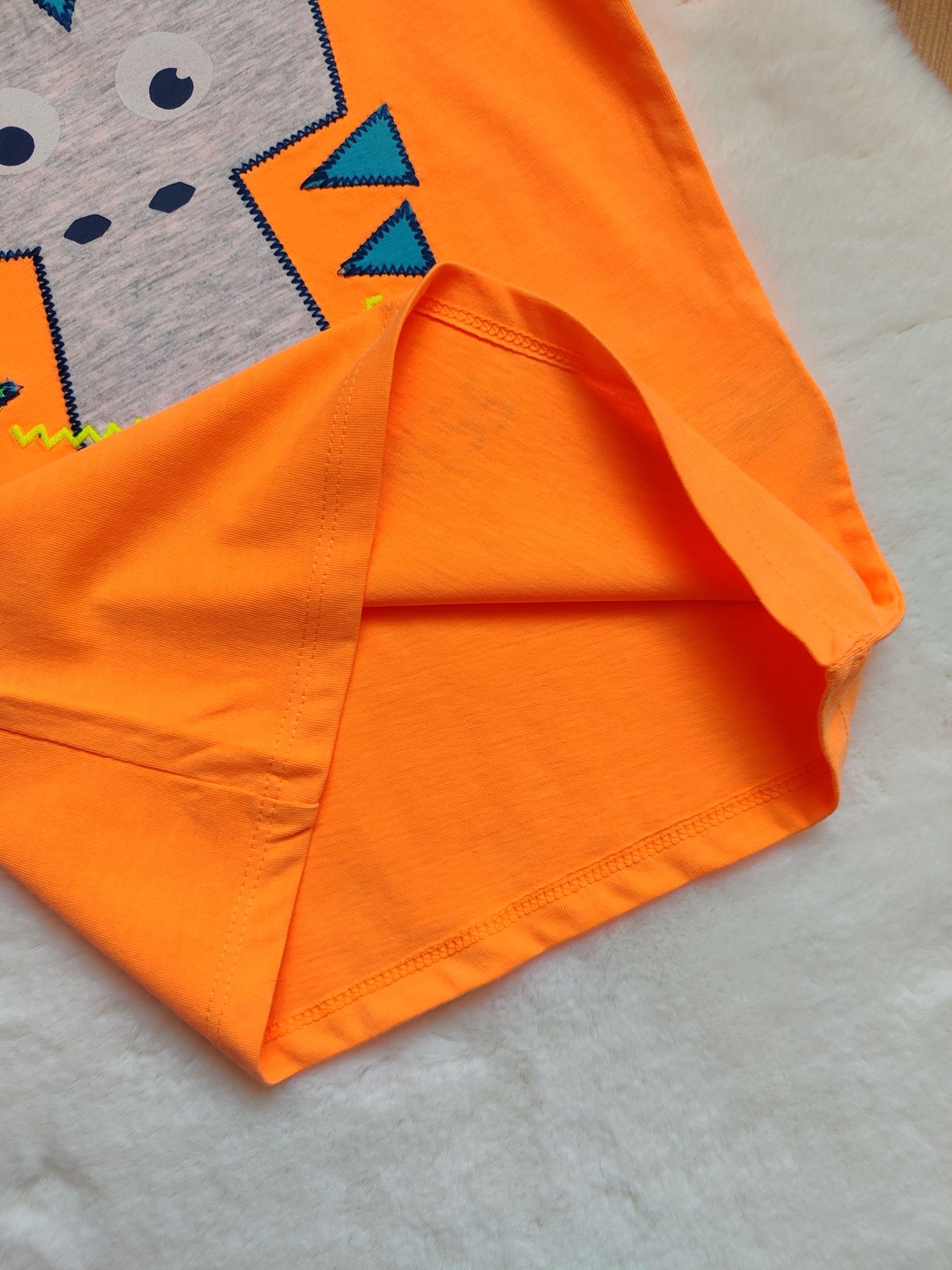 Яскрава футболка, футболочка cool club 98-104 р. Оранжевая, 2-3 роки