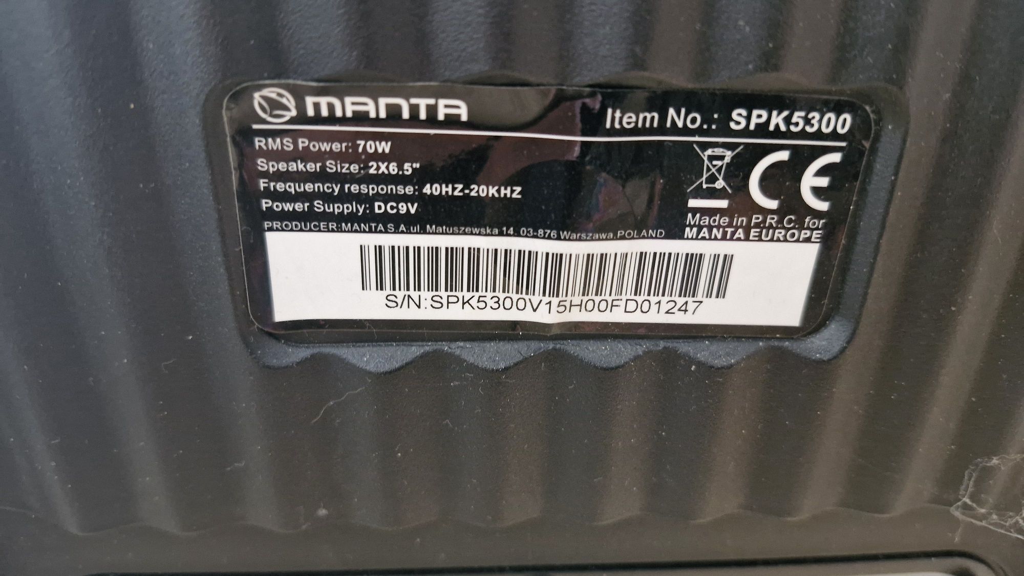 Manta głośnik Spk5300