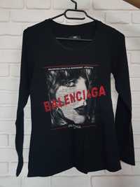 Czarna bluzka Balenciaga