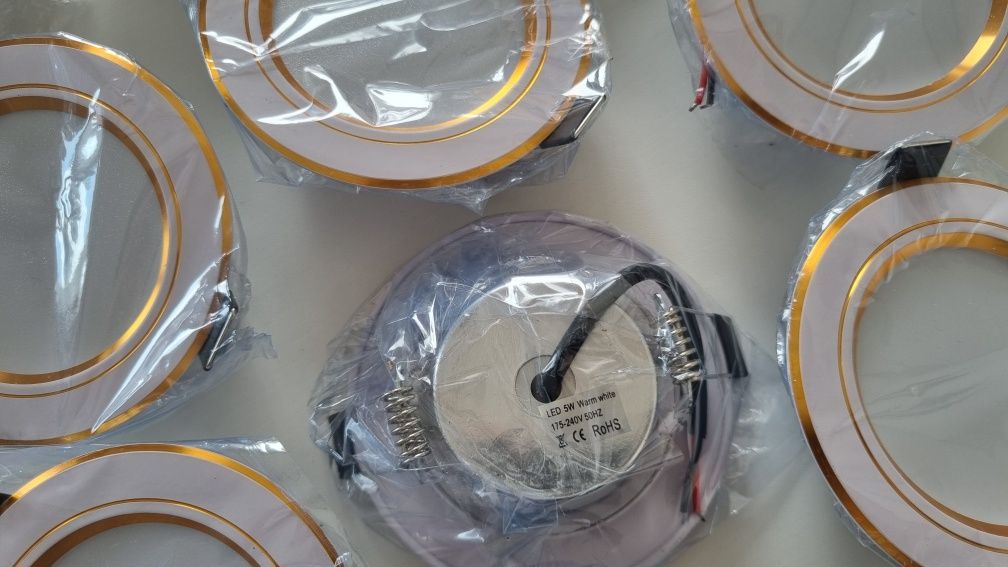 Conjunto de 10 holofotes luzes LED