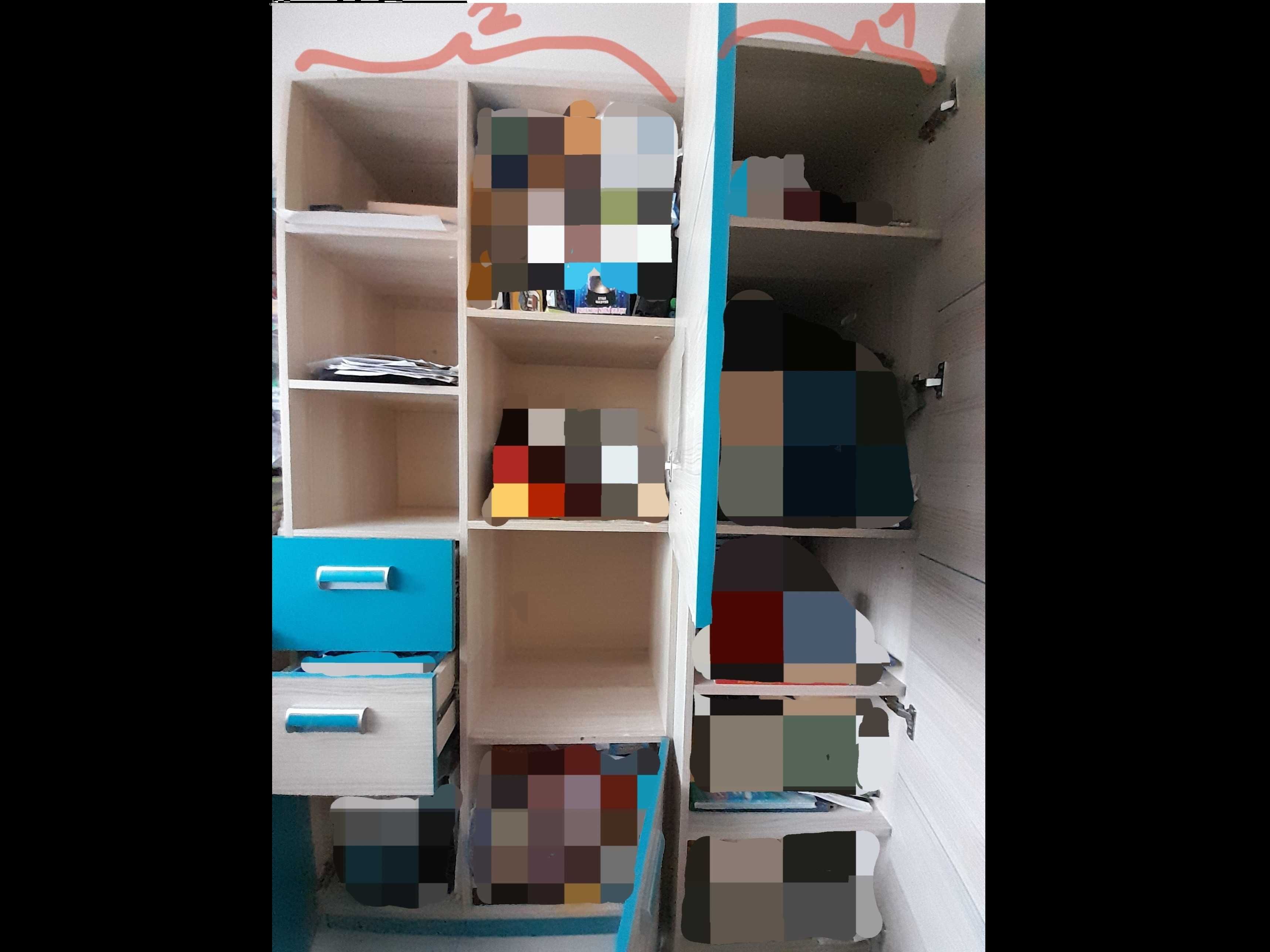 Meble młodzieżowe Safi – funkcjonalny zestaw z łóżkiem