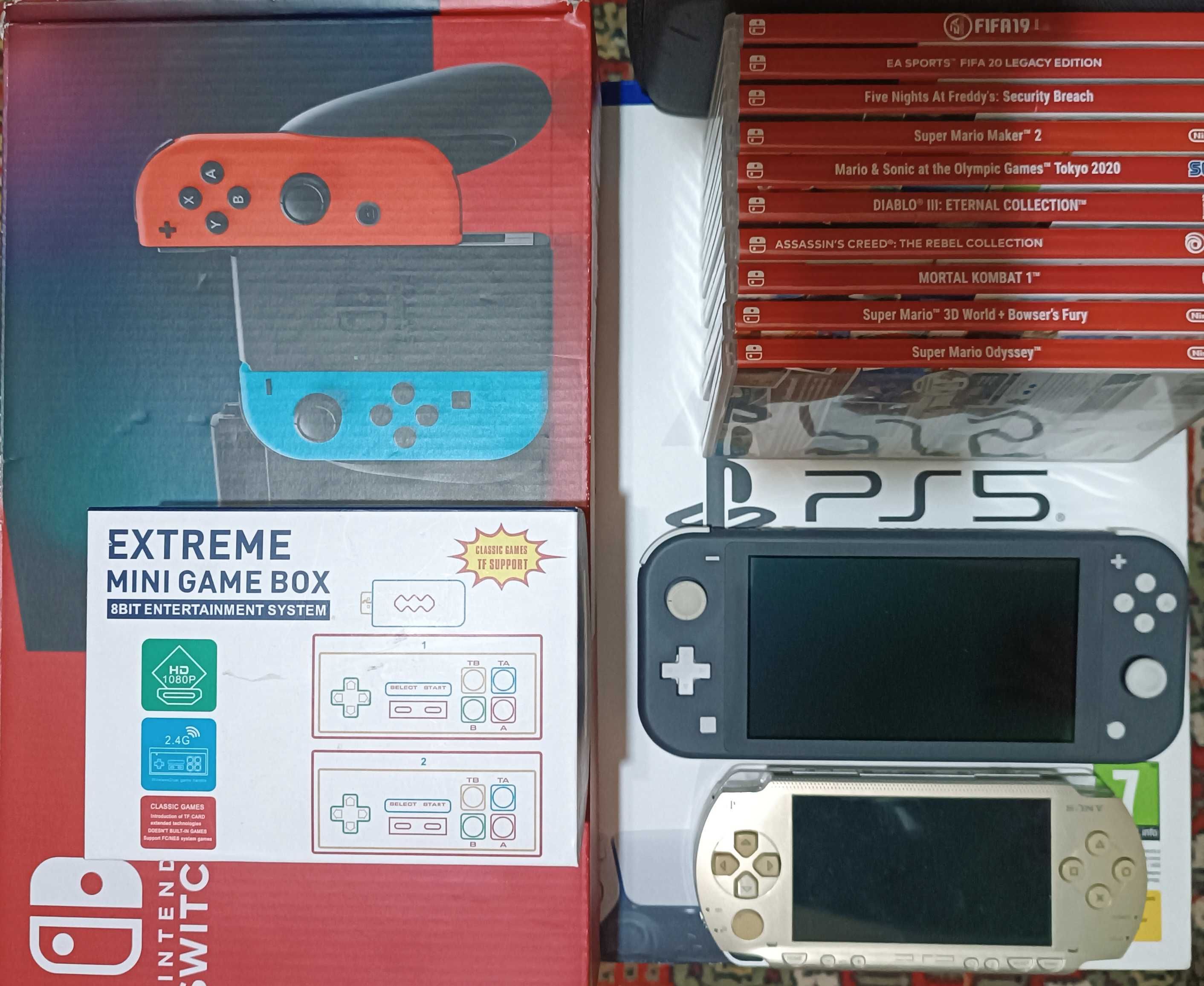 Nintendo OLED-64Gb(Обмен Приставки/Игр-MK1/Mario/Diablo/Witcher3/Fifa)