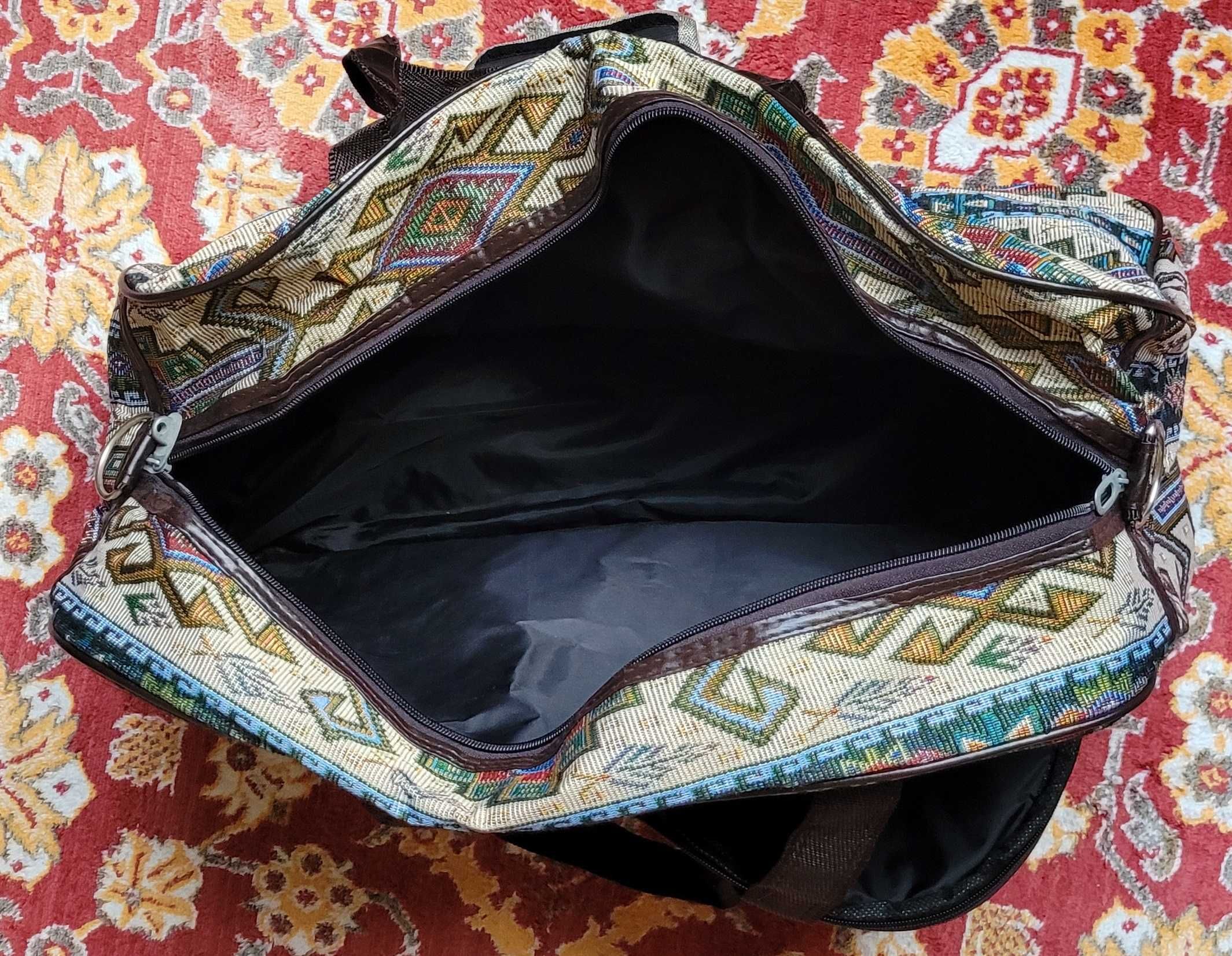 Torba vintage, pojemność 40l.