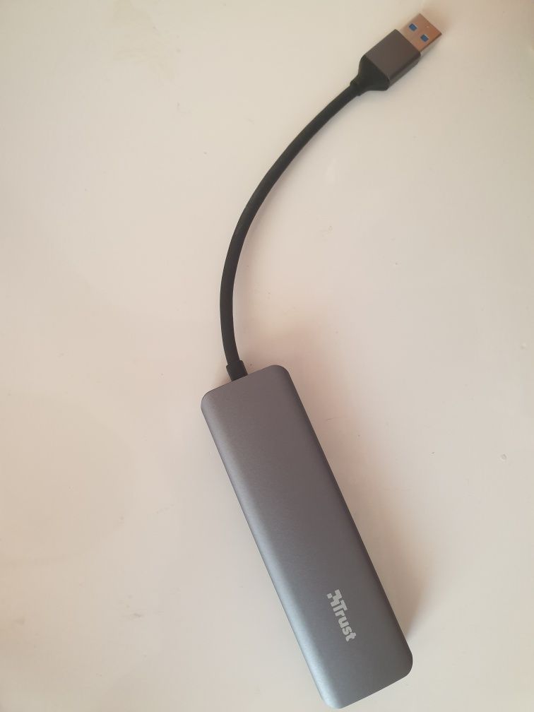 USB hub хаб Trust aluminium