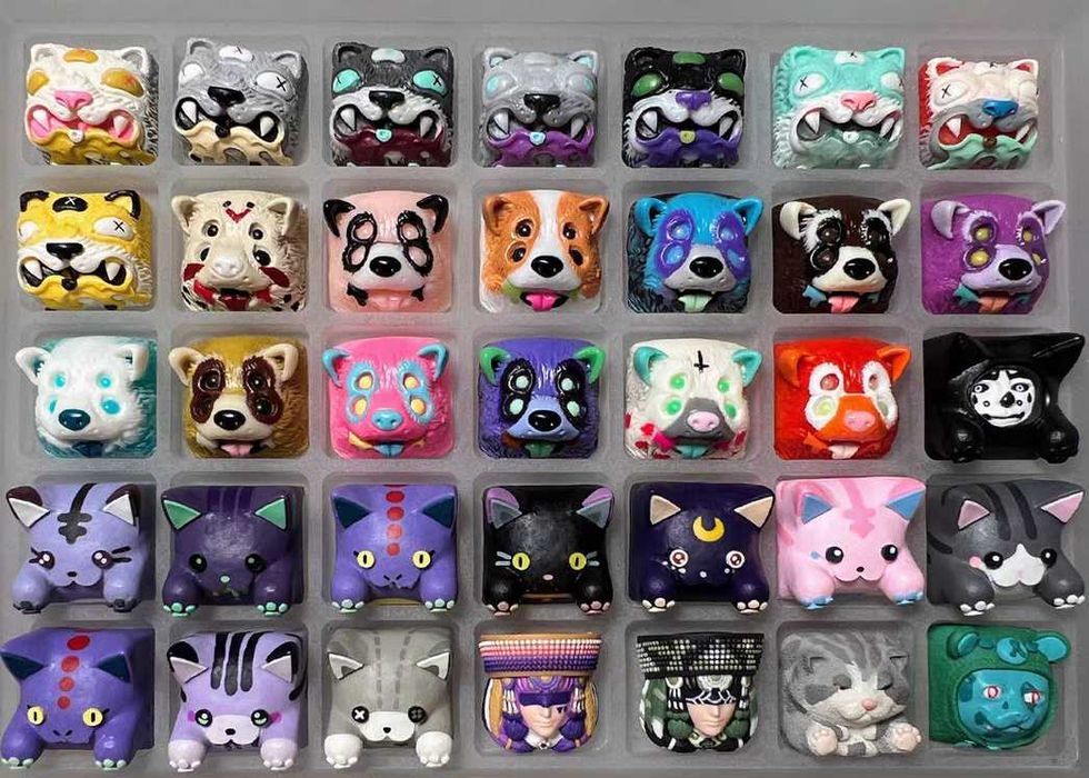 Artisan keycaps gmk артисани кнопки клавіши кейкапи клавіатура кастом