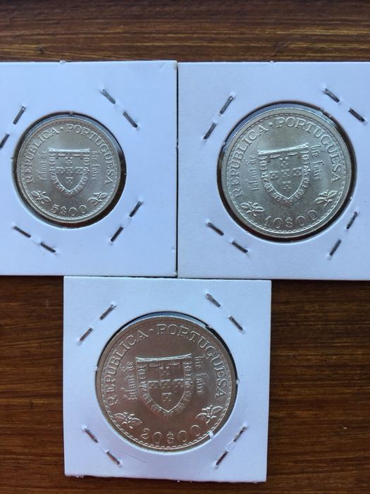 Moedas D henrique prata