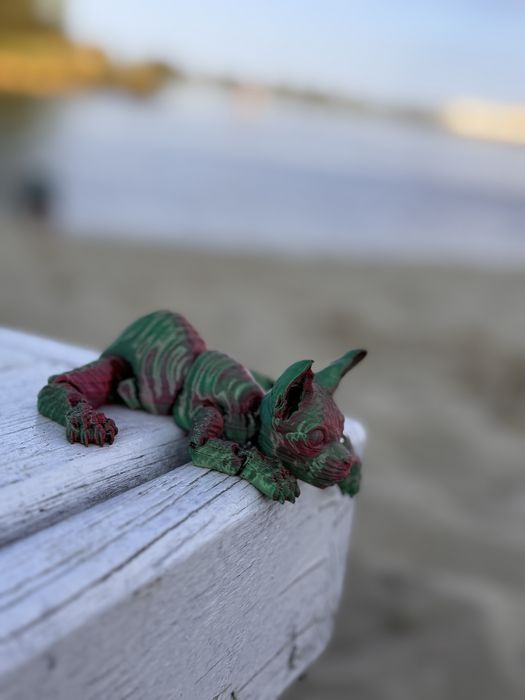 Рухомі фігурки котів сфінксів з 3D-принтера