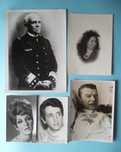 2 Fotos ORIGINAIS antigas de figuras públicas