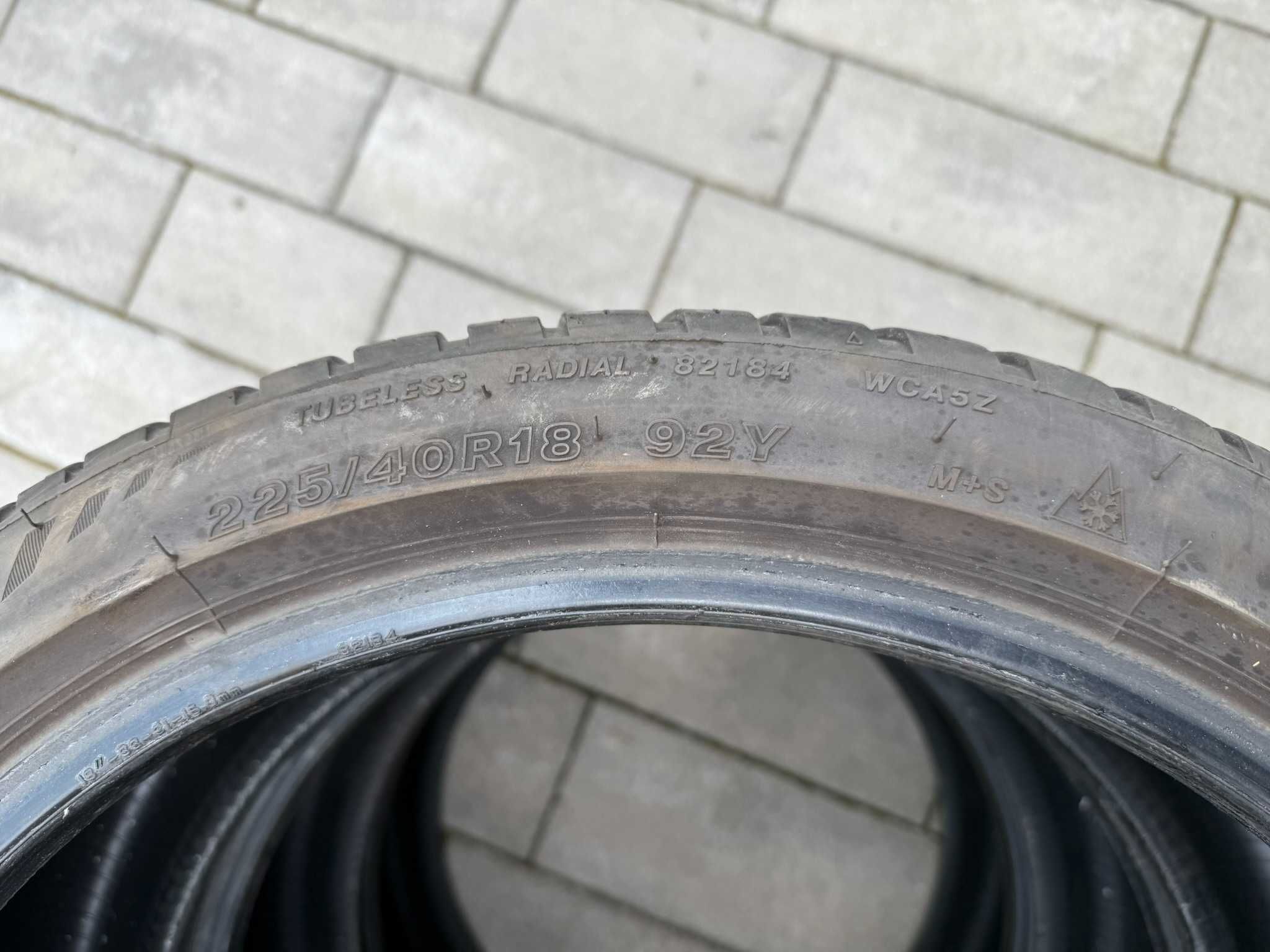 225/40 R18 4x Bridgestone Weather Control A005 EVO 2022 rok 5mm ŚLĄSK