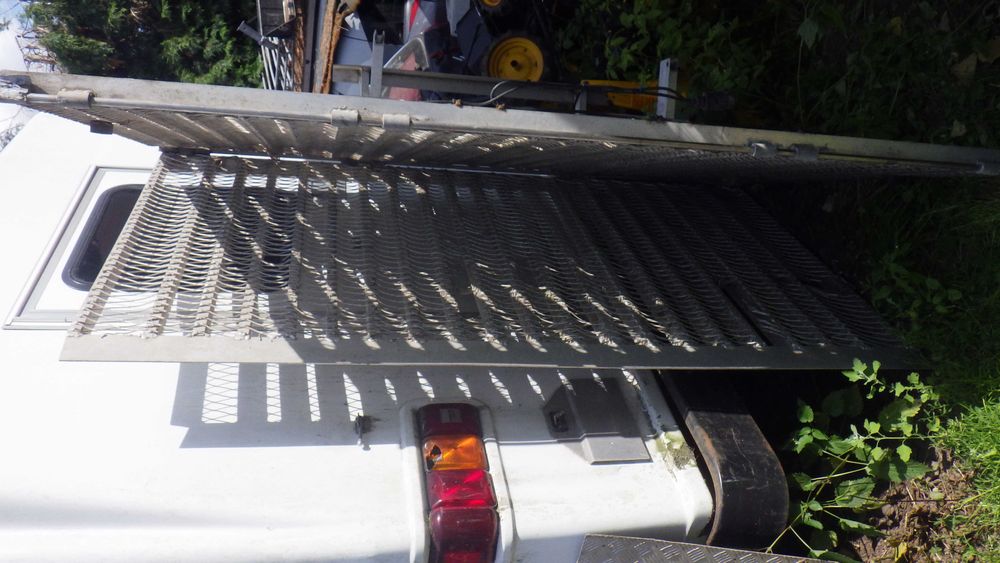 Najazd Aluminiowy , Rampa Tylna Uchylna Aluminiowa Skladana