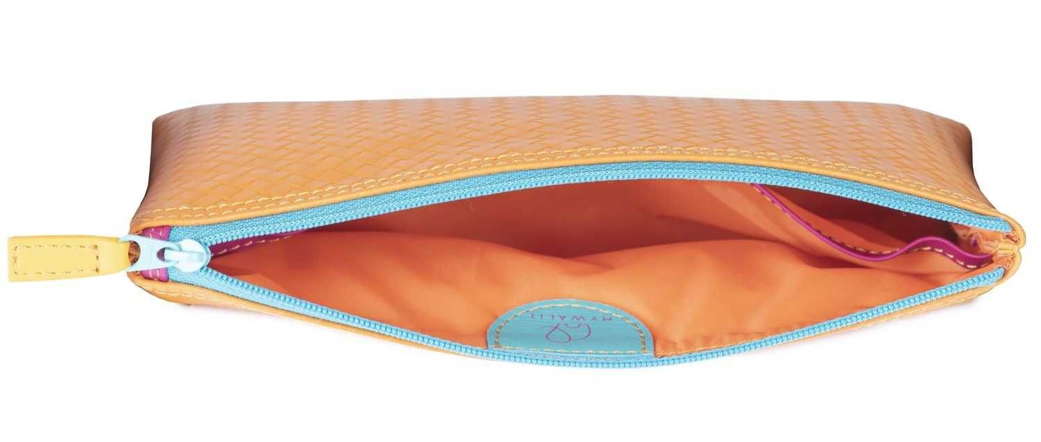 Necessaire de maquilhagem, em pele da MYWALIT, na cor Copacabana