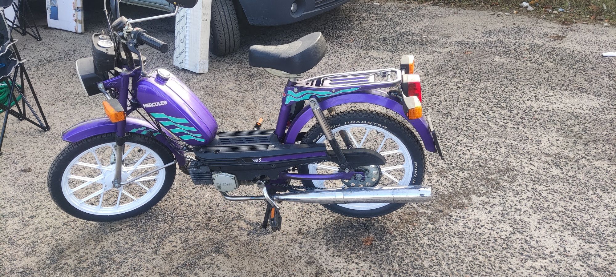 Motorower Hercules Prima 5 zarejestrowany na zabytek po renowacji