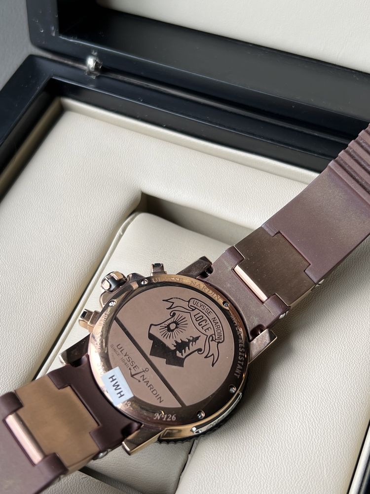 мужские наручные часы Ulysse Nardin Maxi Marine Diver chronograph