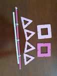 klocki magnetyczne geomag pink