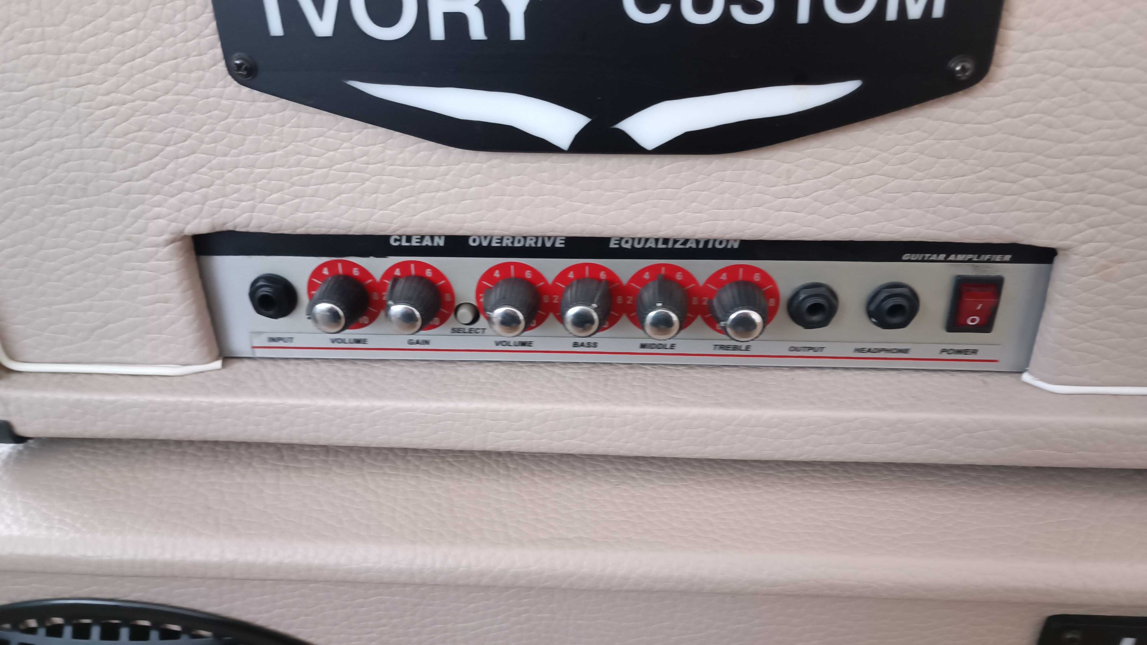 Sprzedam wzmacniacz gitarowy Ivory custom wraz z kolumną 100 Wat.