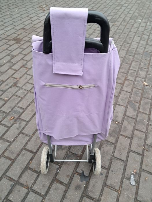 Wózek zakupowy fiolet