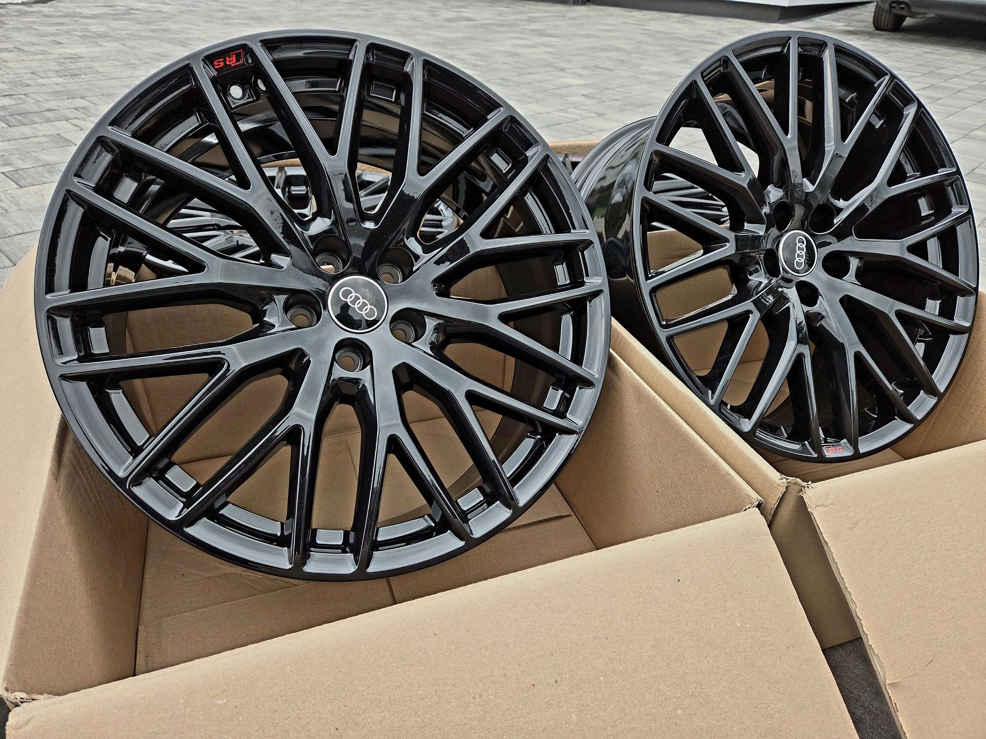 Oryginalne felgi Audi 20 cali A5 A6 A7 A8 Q5 Q7 5x112 BLACK