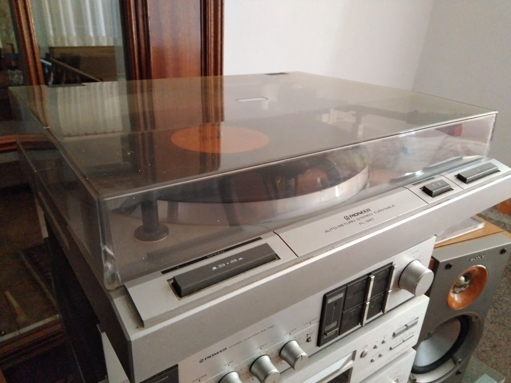 Gira discos pioneer pl-340