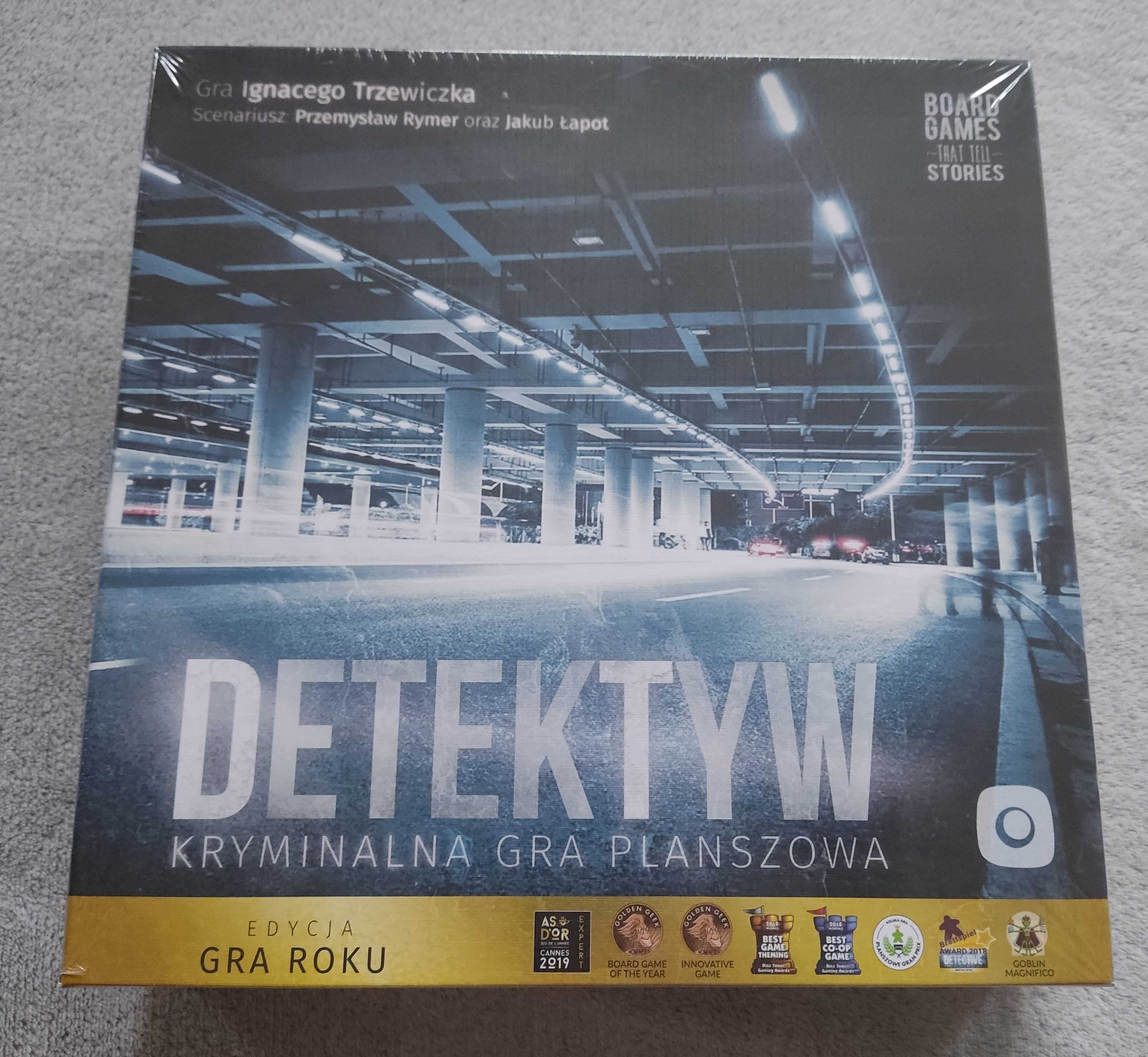 NOWA gra Detektyw kryminalna planszowa Trzewiczek folia prezent