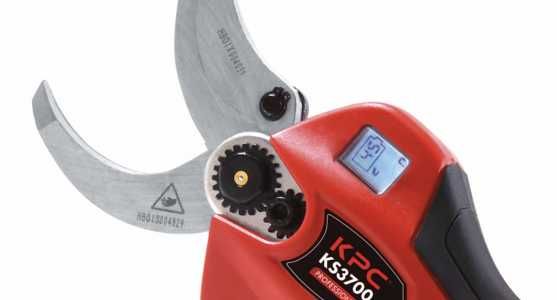 Tesoura elétrica KPC KS 3700  sem fio com corte de 37 mm - 3 baterias