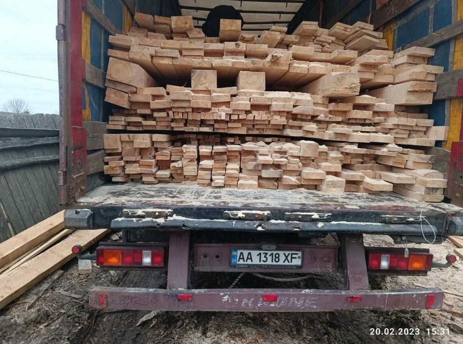 Пиломатеріали. Брус 125*25*4м (рейка, кроква, дошка Все для даху)