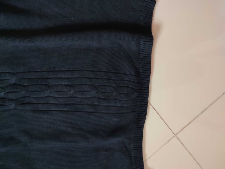 Sweter Christian Berg z kaszmirem   roz 40 granatowy