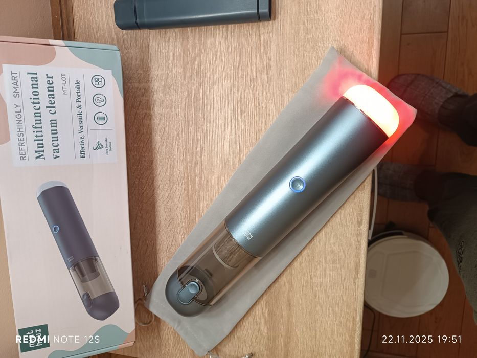 Новий потужний та якісний акумуляторний міні автомобільний пилосос