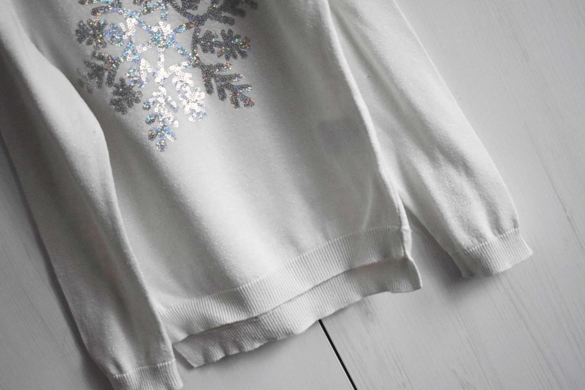 Sweter świąteczny święta mikołajki 110 116 xmas mikołaj gwiazdka H&M
