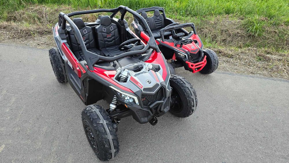 Duże autko CAN-AM Ca001 MAVERICK pompowane koła 800W 24V dla dzieci